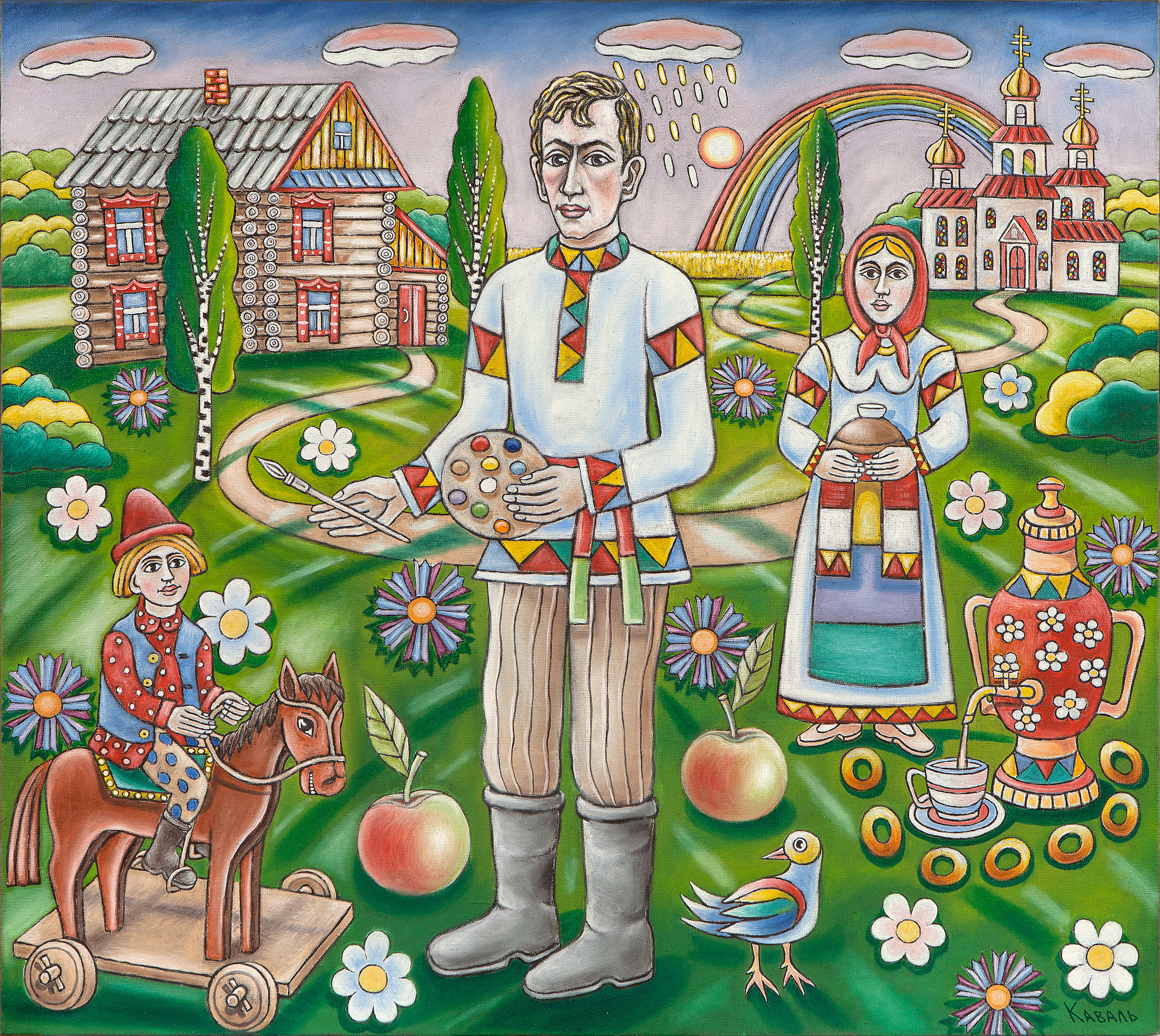 Artist Efim Chestnyakov. Kostroma