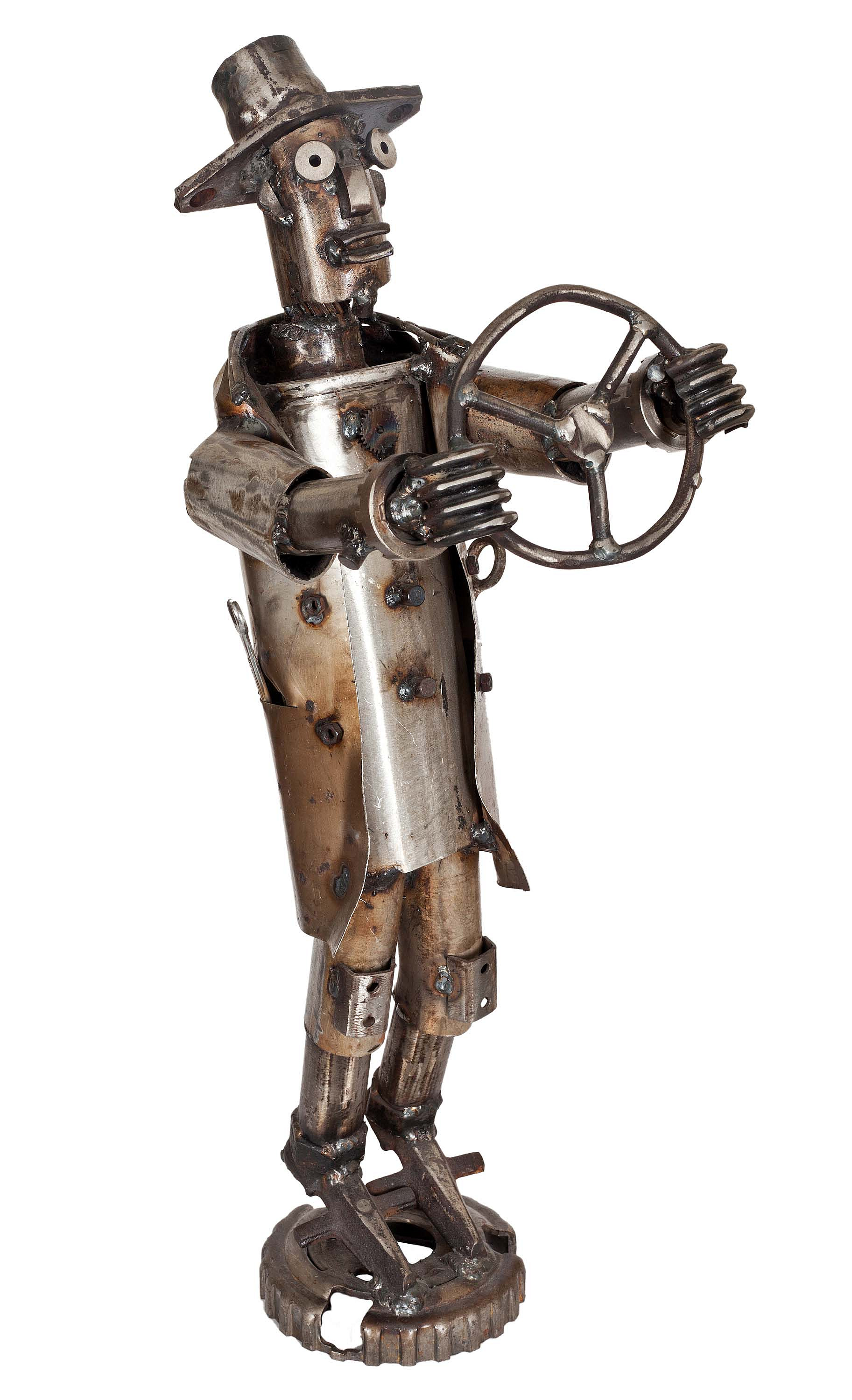 MAN WITH A WHEEL