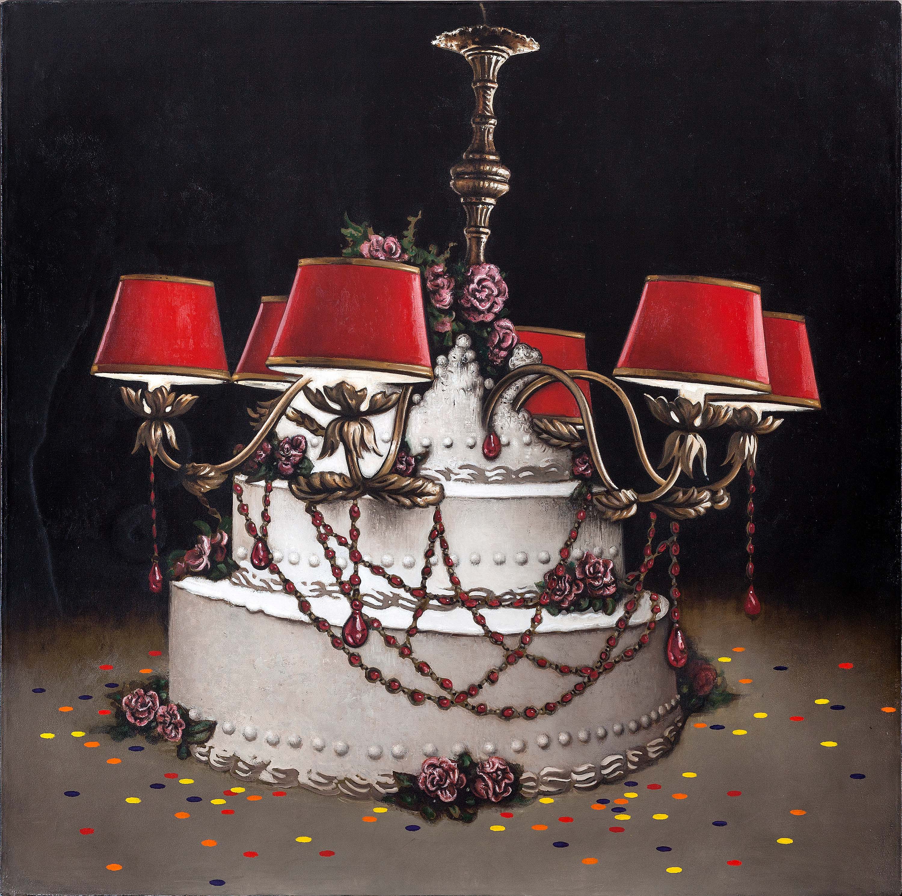 Cake and Сhandelier