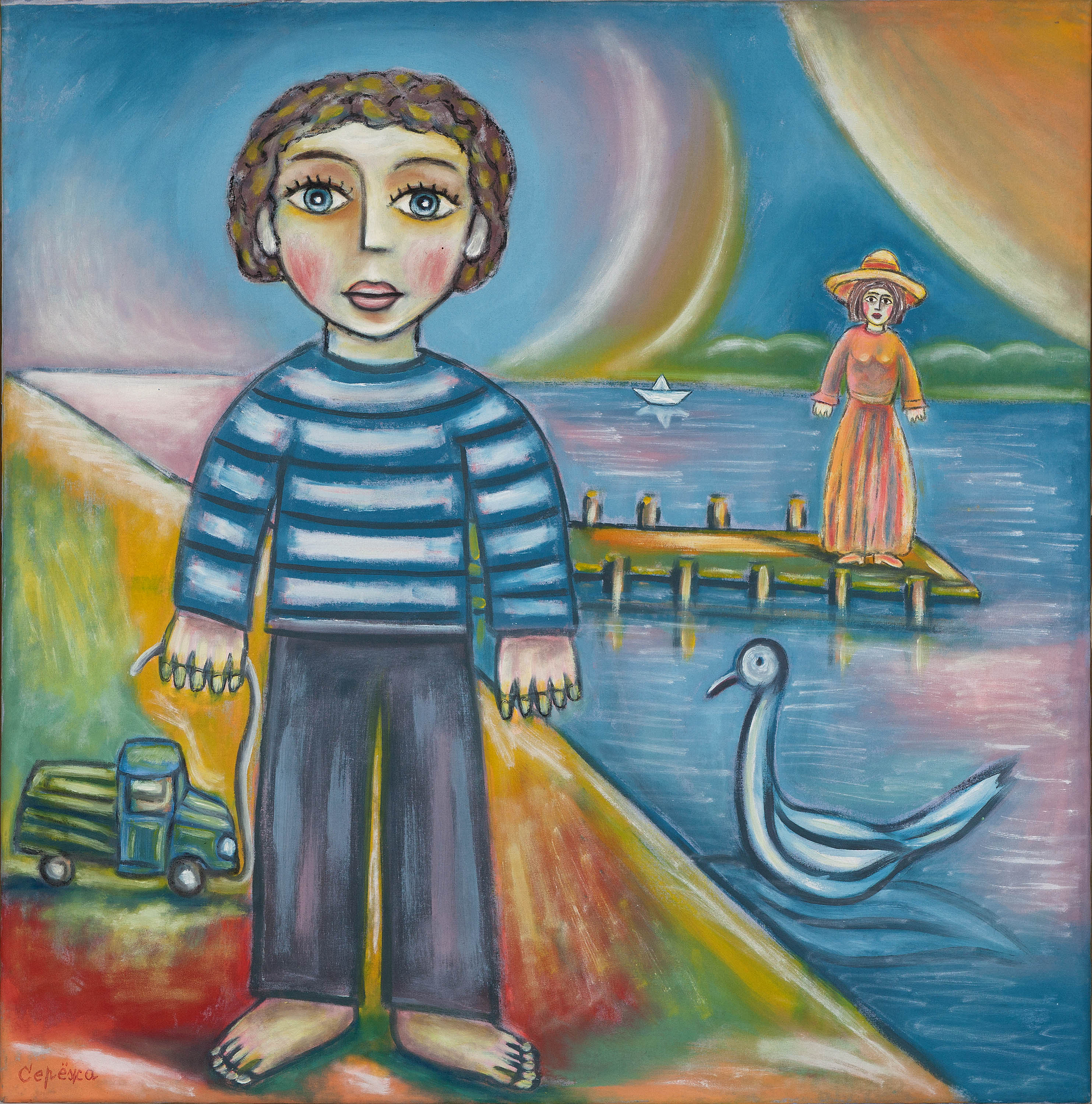 By the Sea. Warm Autumn