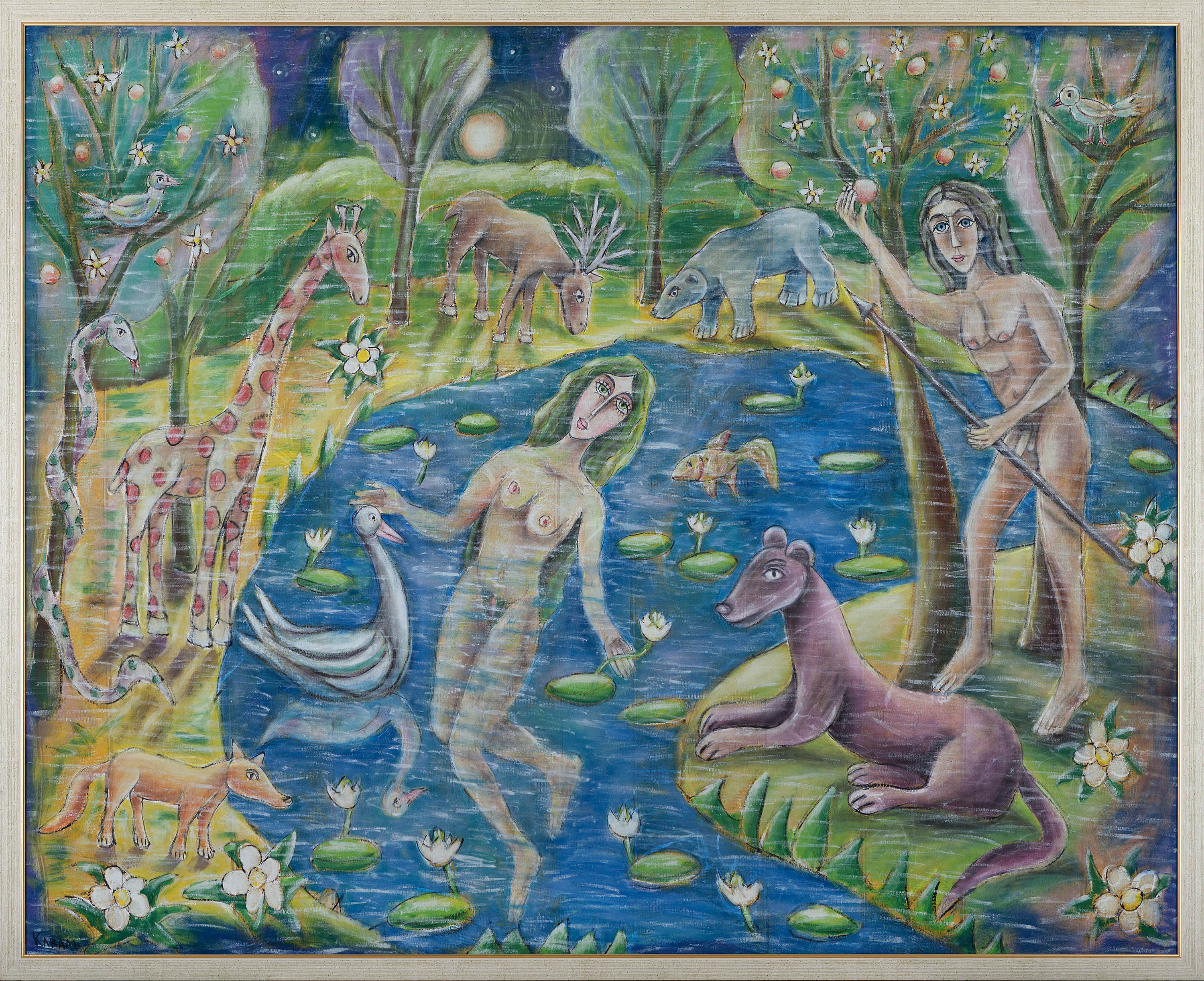 First Snow. Pirosmani's Dream in Bosch's "Garden of Delights"