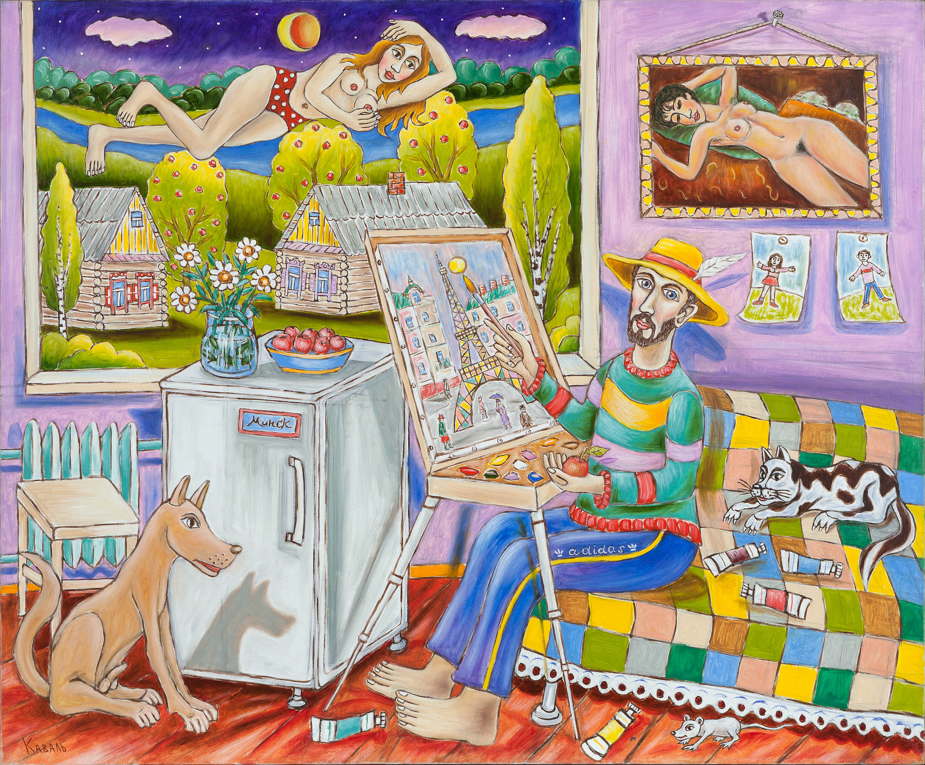Country Artist. Self-portrait